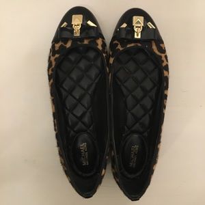 Michael Kors leopard print ballet flats